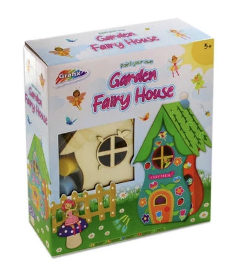 Paint Your Own Fairy Garden House