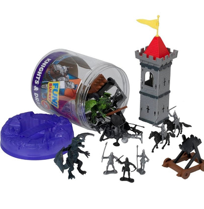 Fun Bucket Knights & Dragons 36pc Set