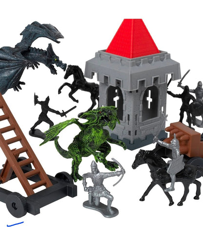 Fun Bucket Knights & Dragons 36pc Set