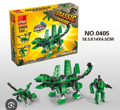 Jurassic Period Dinosaur Bricks
