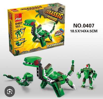 Jurassic Period Dinosaur Bricks
