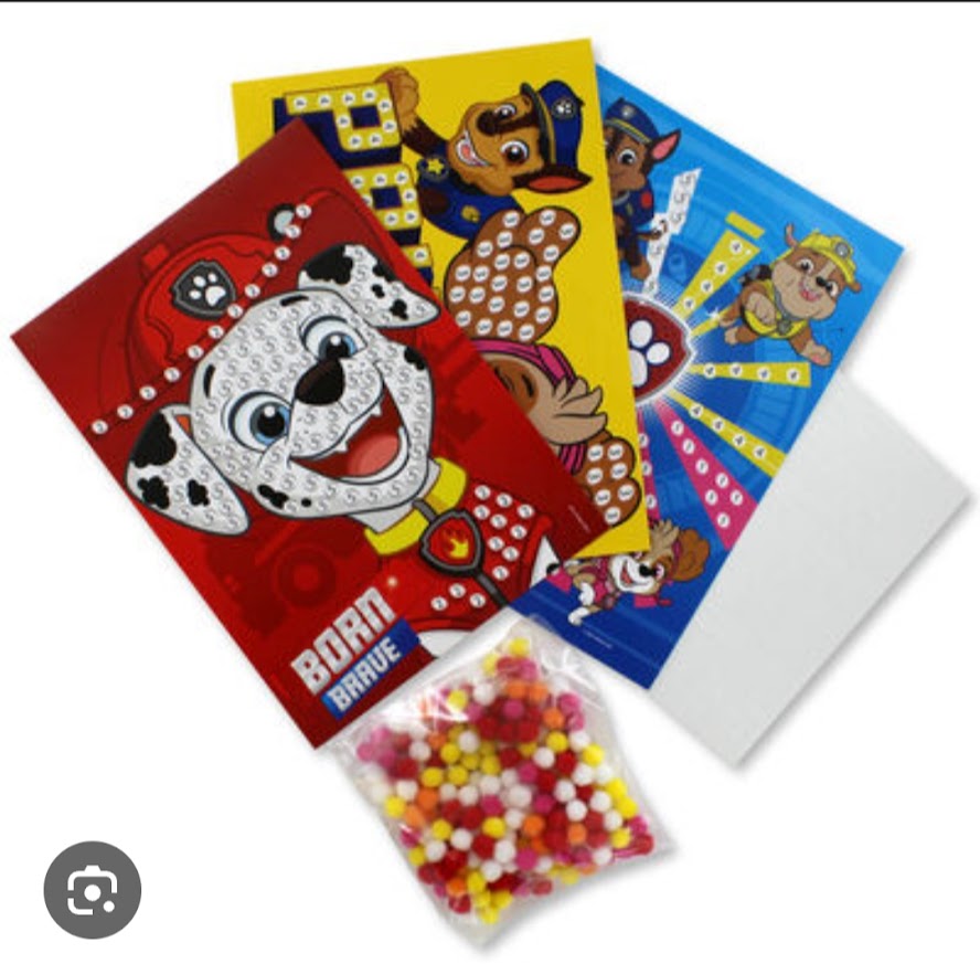 Paw Patrol Pom Pom Picture Making Kit