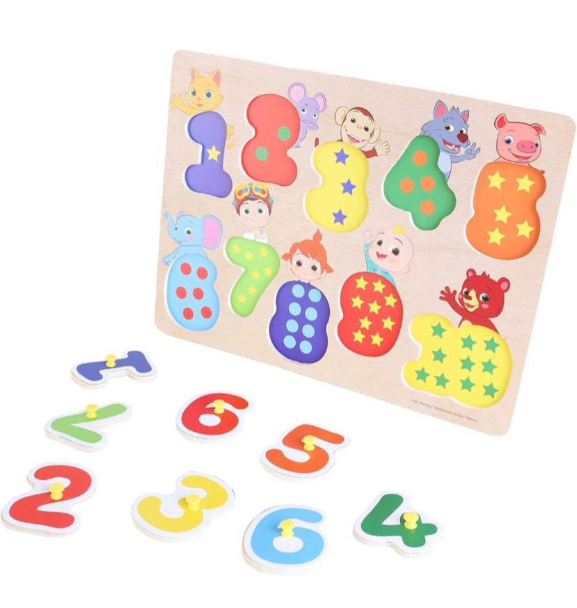 CoComelon 3 Peg Board Puzzles