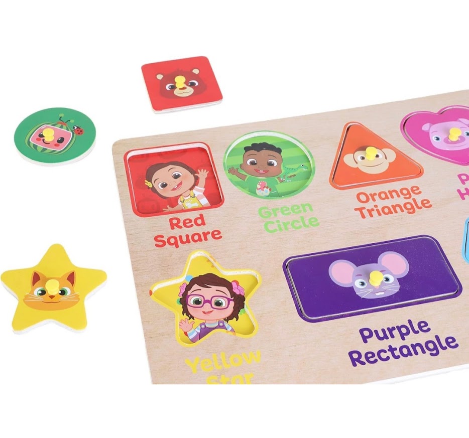 CoComelon 3 Peg Board Puzzles