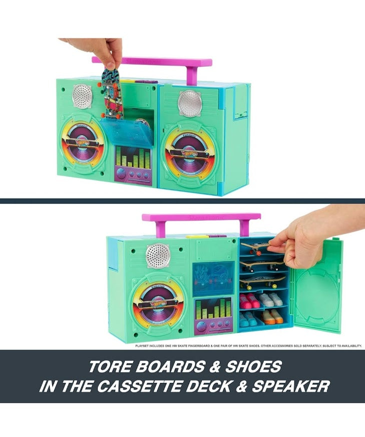 Hot Wheels Boombox Skate Park Playset