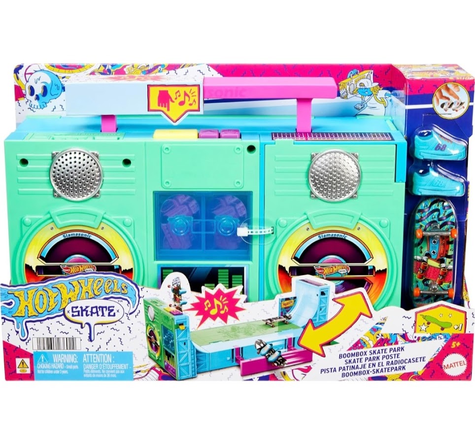 Hot Wheels Boombox Skate Park Playset