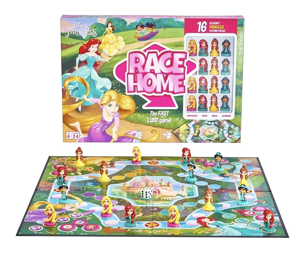 Disney Princess Race Home Board Game