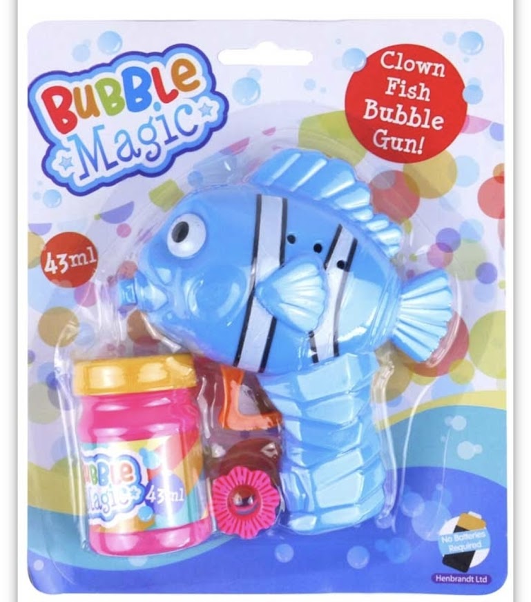 Clown Fish Bubble Magic Gun