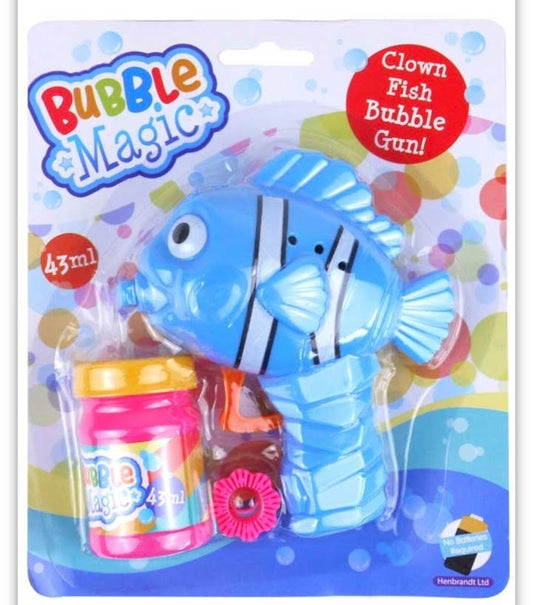 Clown Fish Bubble Magic Gun