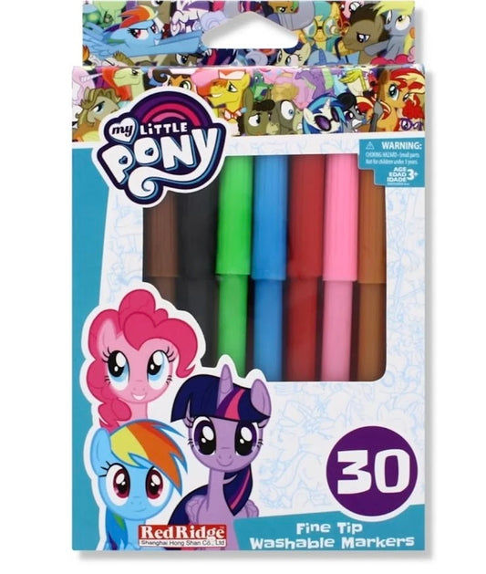 My Little Pony 30 Fine Tip Washable Markers