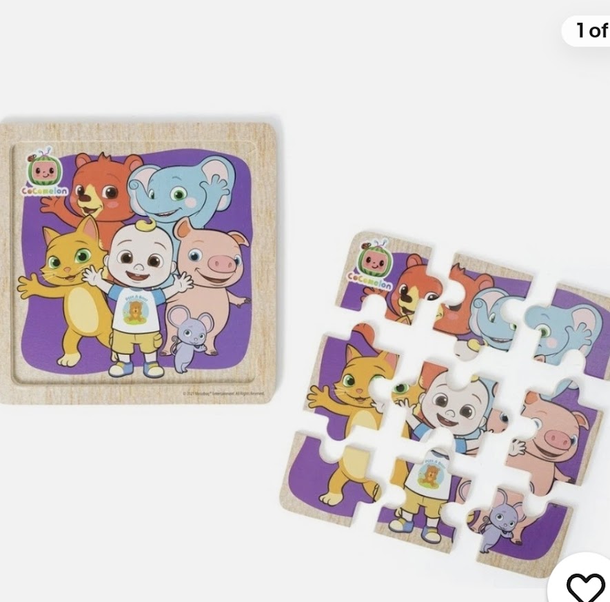 CoComelon 9 Piece Wooden Puzzle