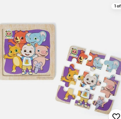 CoComelon 9 Piece Wooden Puzzle