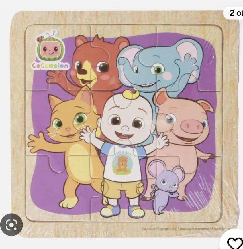CoComelon 9 Piece Wooden Puzzle