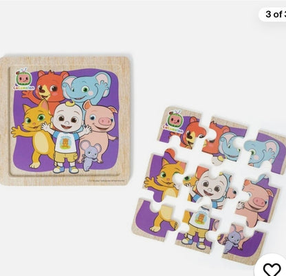 CoComelon 9 Piece Wooden Puzzle