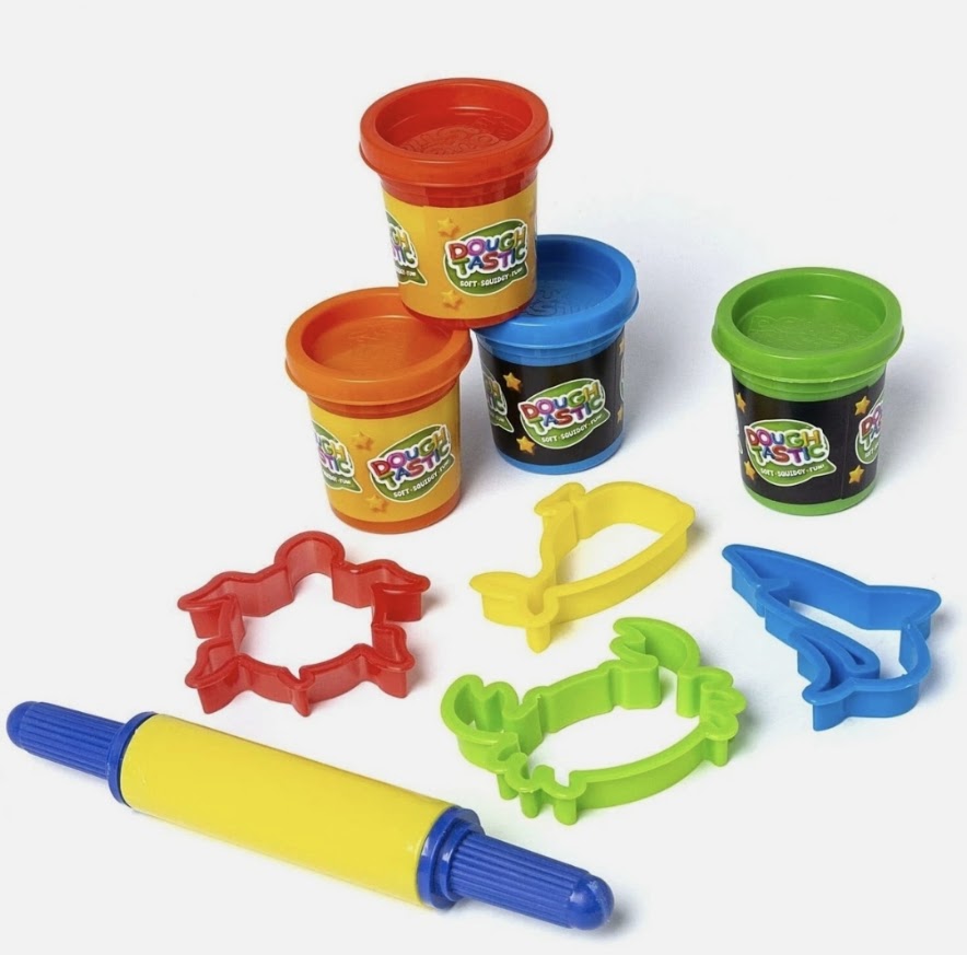 Glow In The Dark Sealife Play Dough Set