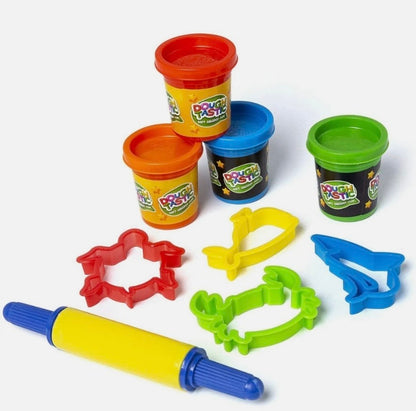 Glow In The Dark Sealife Play Dough Set