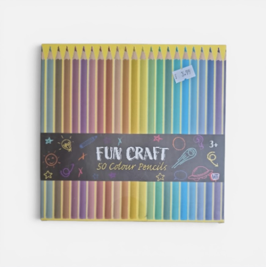 Fun Craft 50 Colouring Pencils
