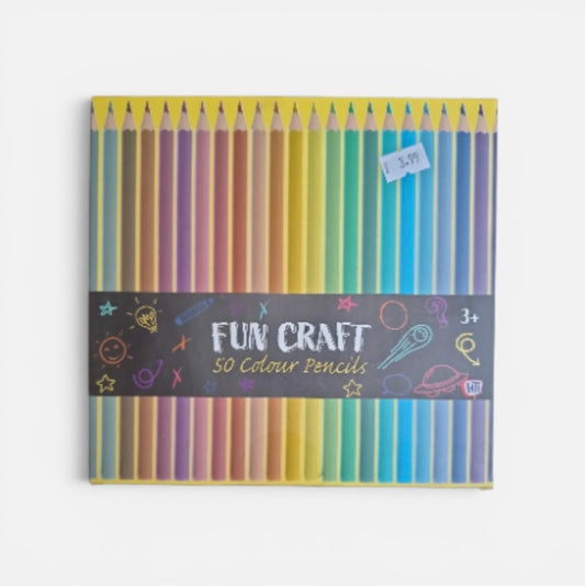 Fun Craft 50 Colouring Pencils