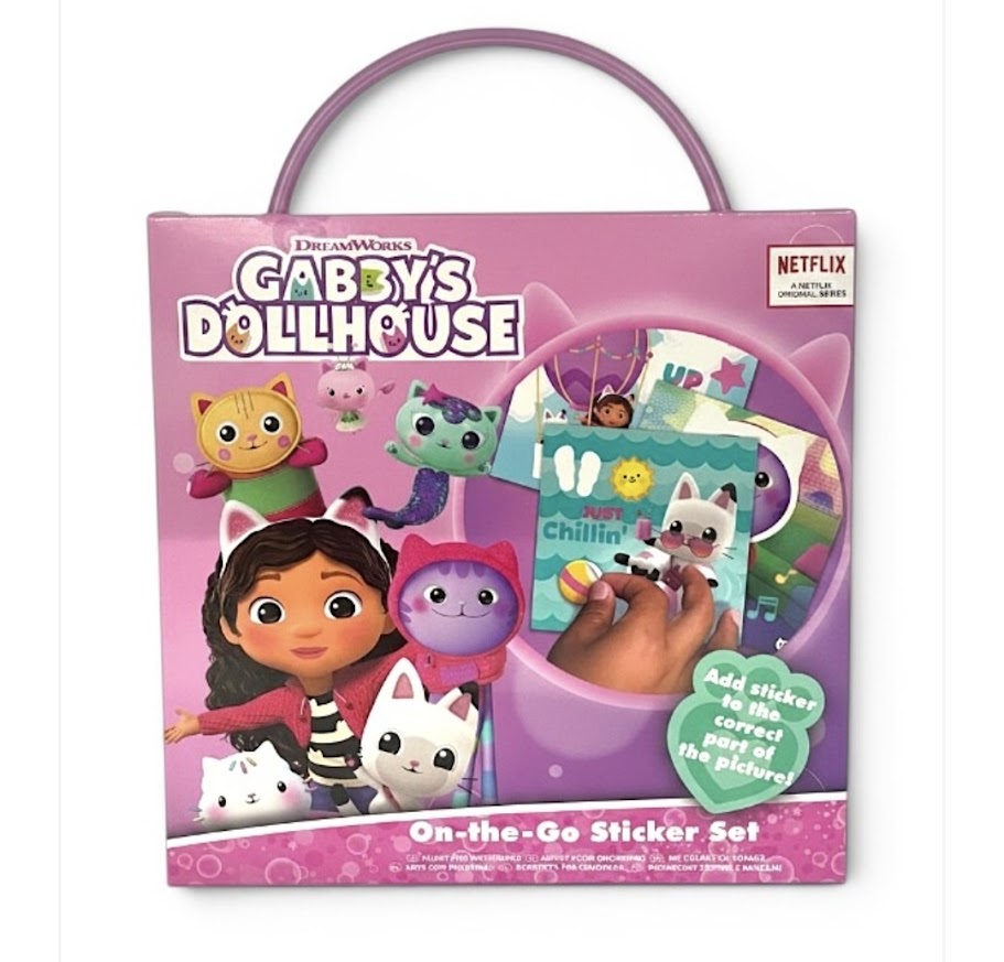 Gabby's Dollhouse On-The-Go Sticker Set