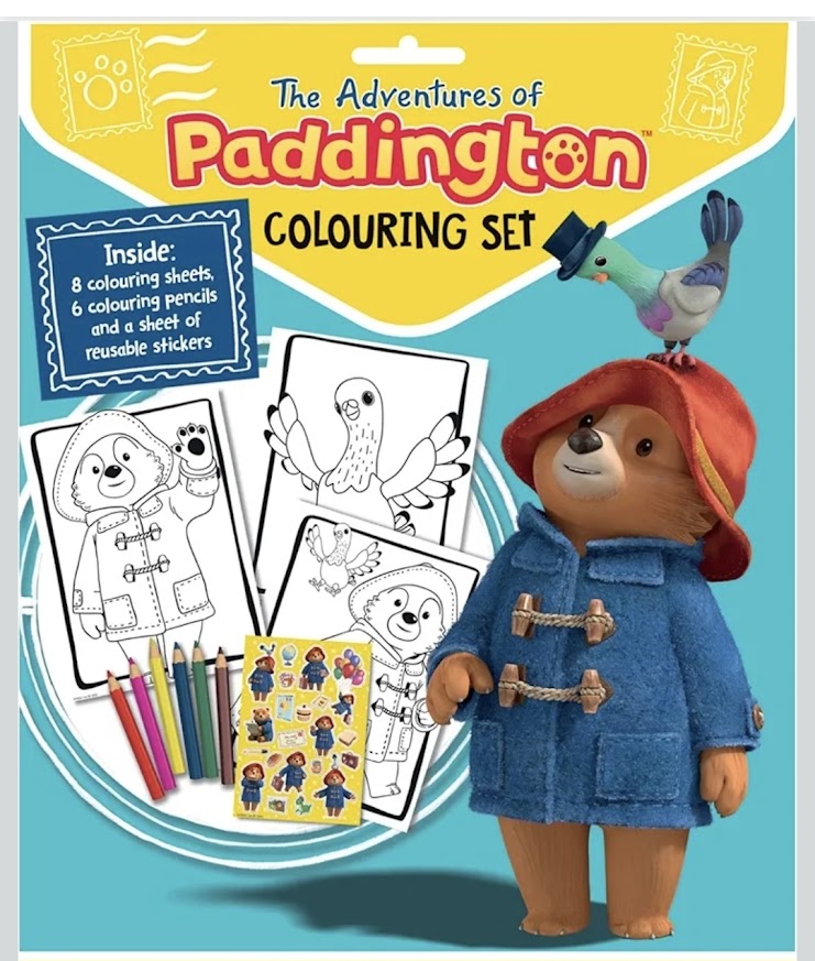 The Adventures of Paddington Colouring Set