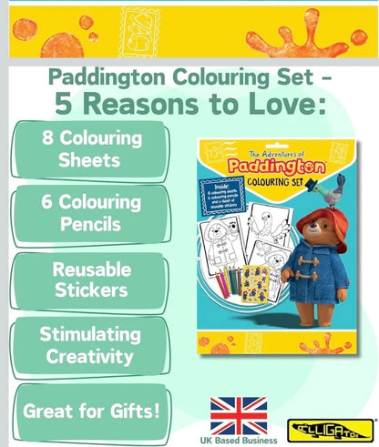 The Adventures of Paddington Colouring Set