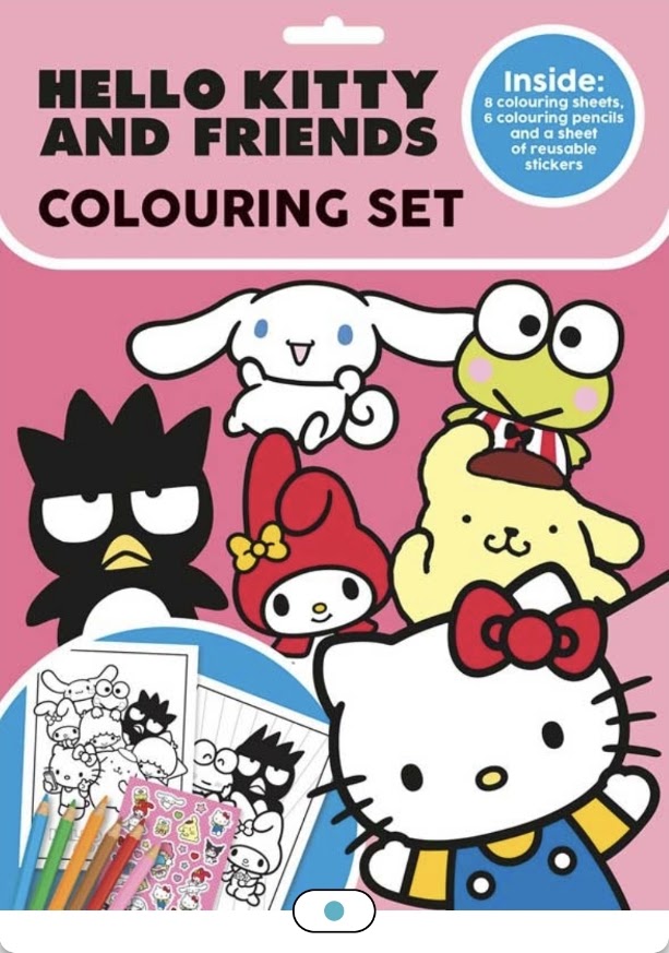Hello Kitty and Friends Colouring Set