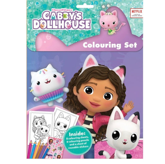 Gabby's Dollhouse Colouring Set