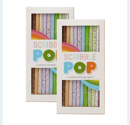 Scribble Pop 12 Scented Colouring Pencils