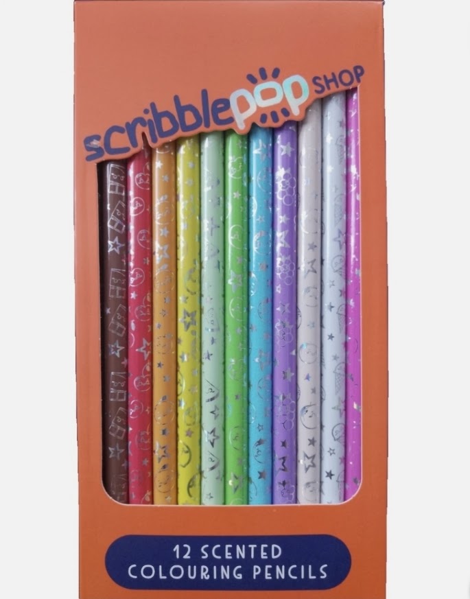 Scribble Pop 12 Scented Colouring Pencils
