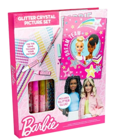Barbie Glitter Crystal Picture Set