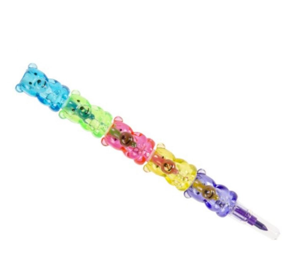 Pop-Up Teddy Crayons