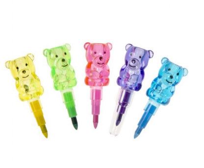 Pop-Up Teddy Crayons