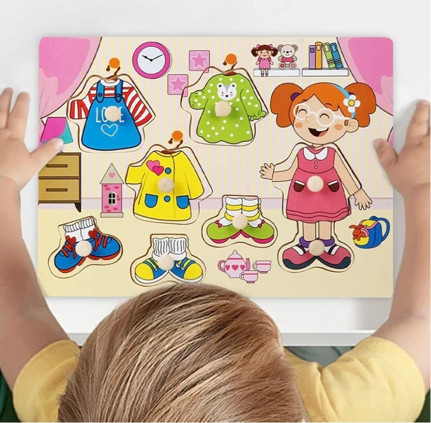 Josh & Twinkle Wooden Peg Jigsaw