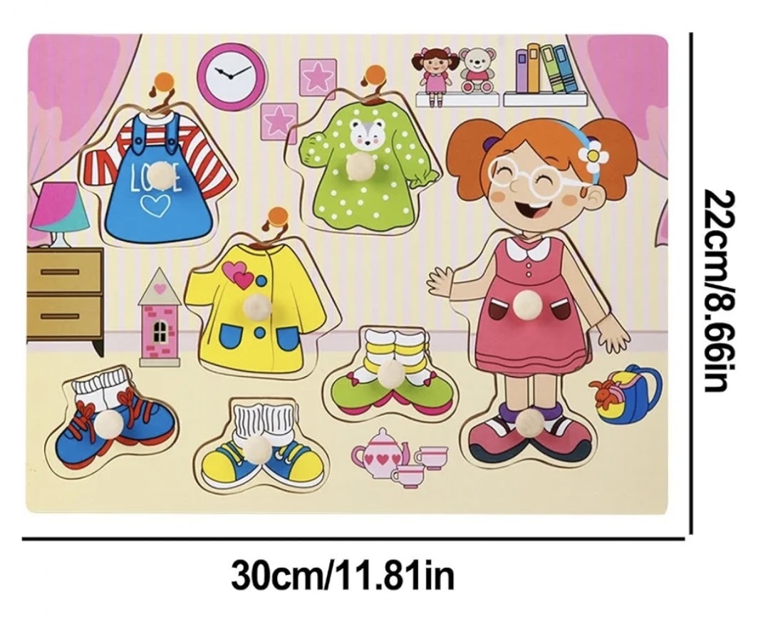 Josh & Twinkle Wooden Peg Jigsaw