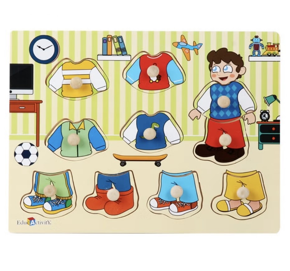Josh & Twinkle Wooden Peg Jigsaw