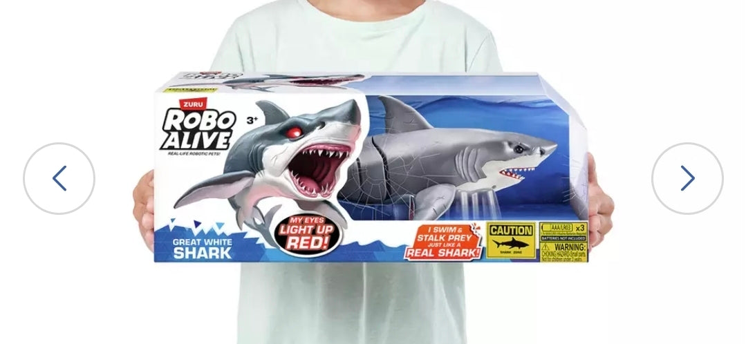 Robo Alive Great White Shark