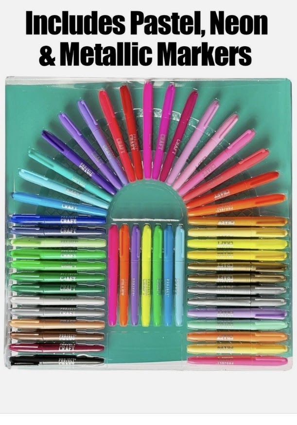 50 Rainbow Markers