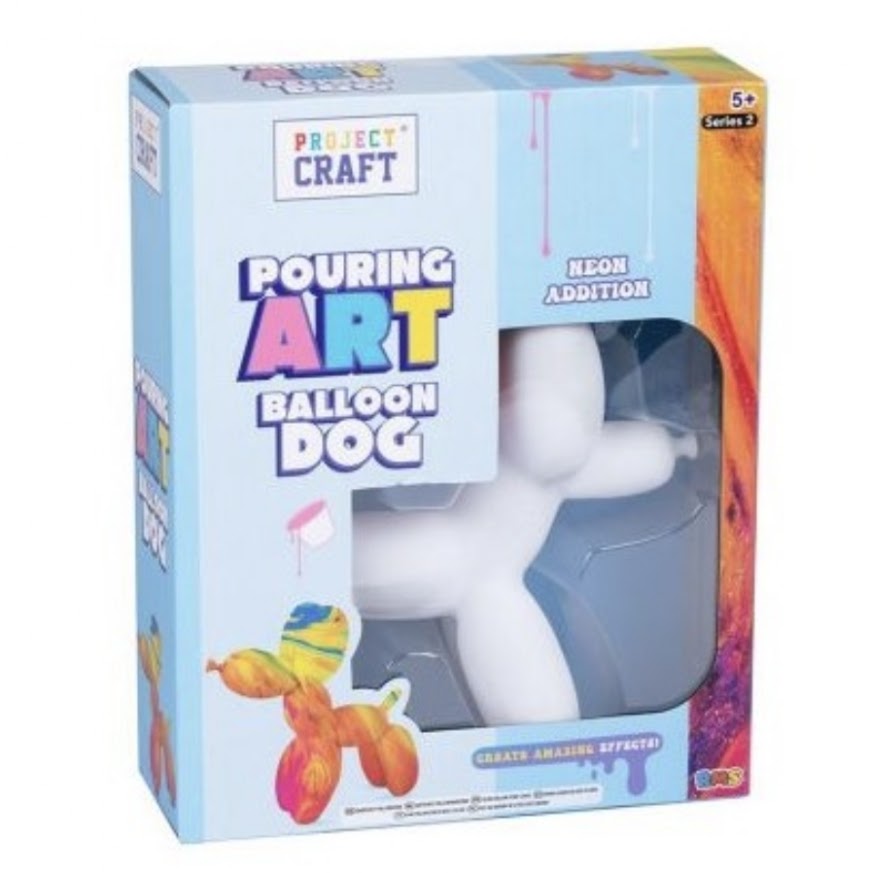 Pouring Art Balloon Dog