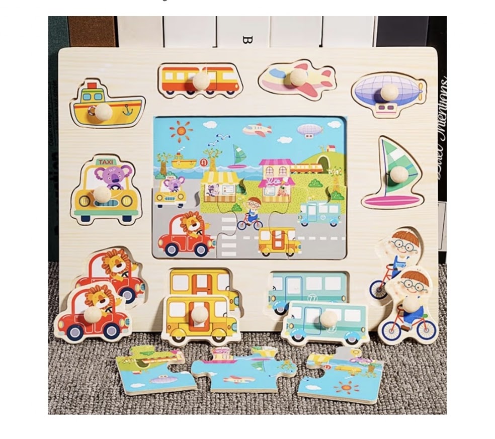 Josh & Twinkle Wooden Peg Jigsaw