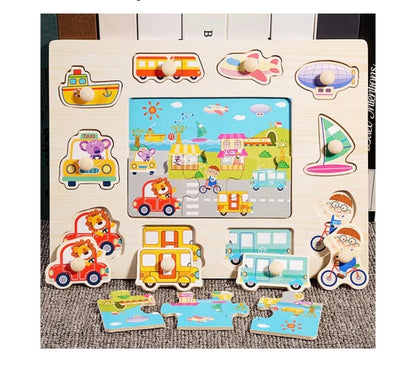 Josh & Twinkle Wooden Peg Jigsaw