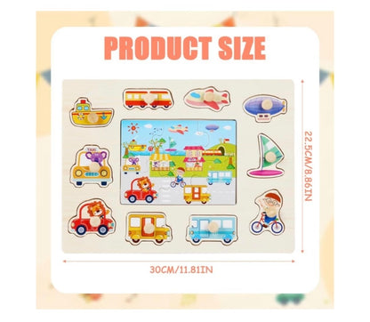 Josh & Twinkle Wooden Peg Jigsaw