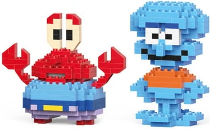 Mini Character Brick Building Set | 200+ Pieces