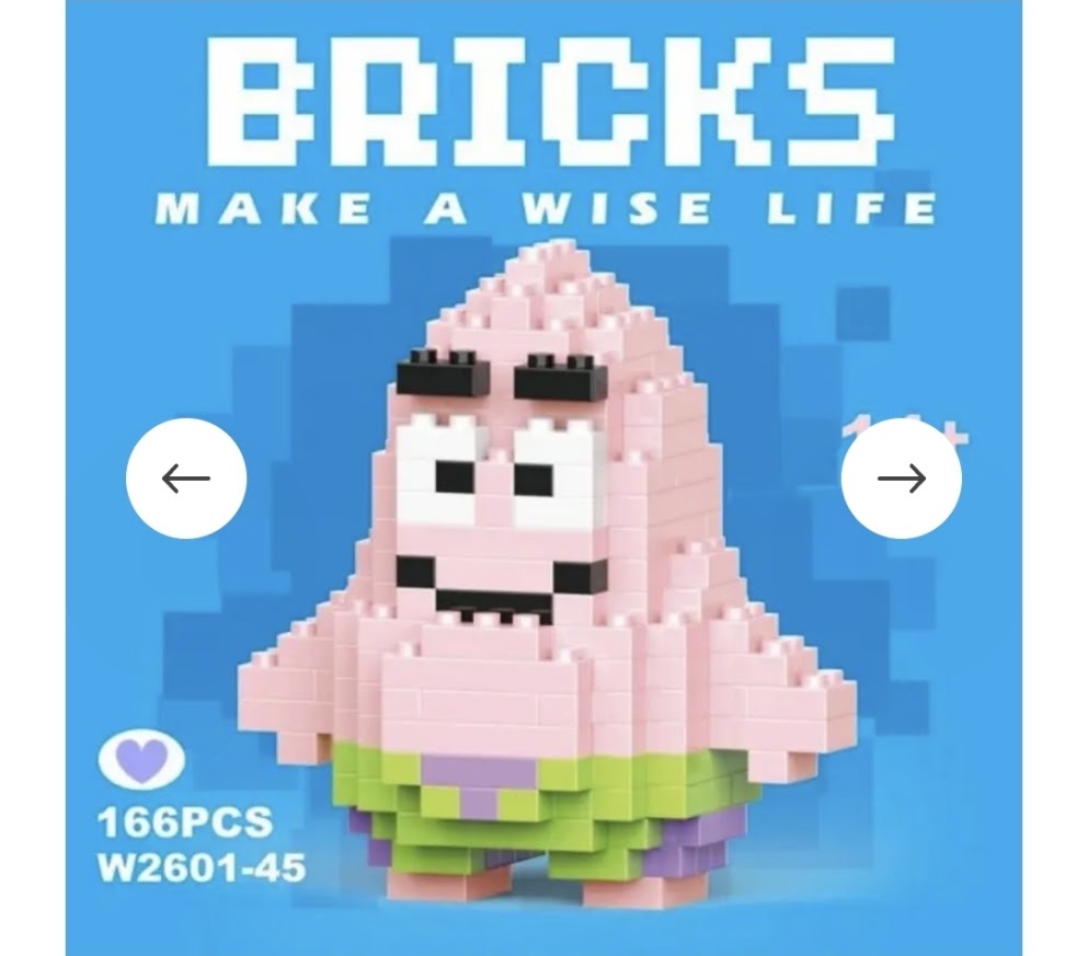 Mini Character Brick Building Set | 200+ Pieces