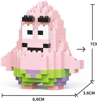 Mini Character Brick Building Set | 200+ Pieces