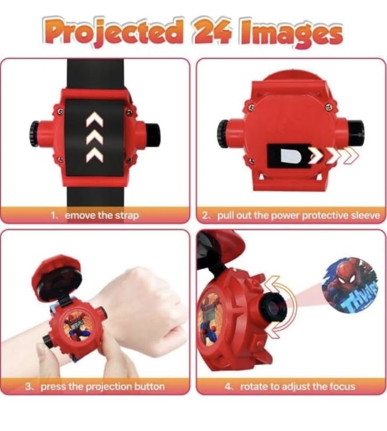 Spider-Man Kids' Projection Watch | 24 Images