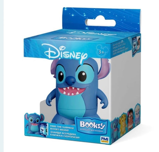 Disney Stitch Booksy Collectible Figure with Surprise Books