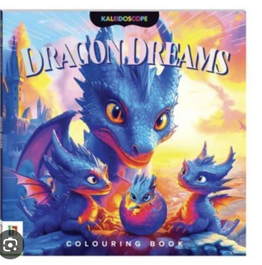 Kaleidoscope Dragon Dreams Colouring Book