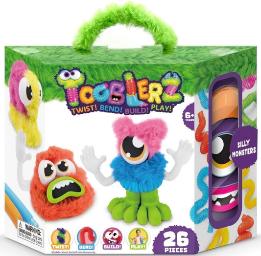 Tooblerz Silly Monsters Build & Play Kit | 26 Pieces