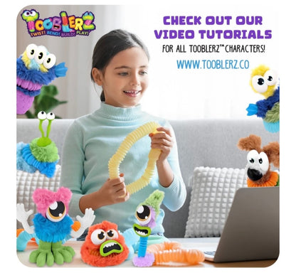 Tooblerz Silly Monsters Build & Play Kit | 26 Pieces