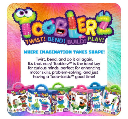 Tooblerz Silly Monsters Build & Play Kit | 26 Pieces